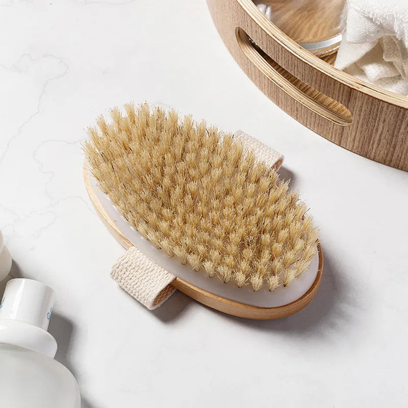 Natural Bristle Body Brush