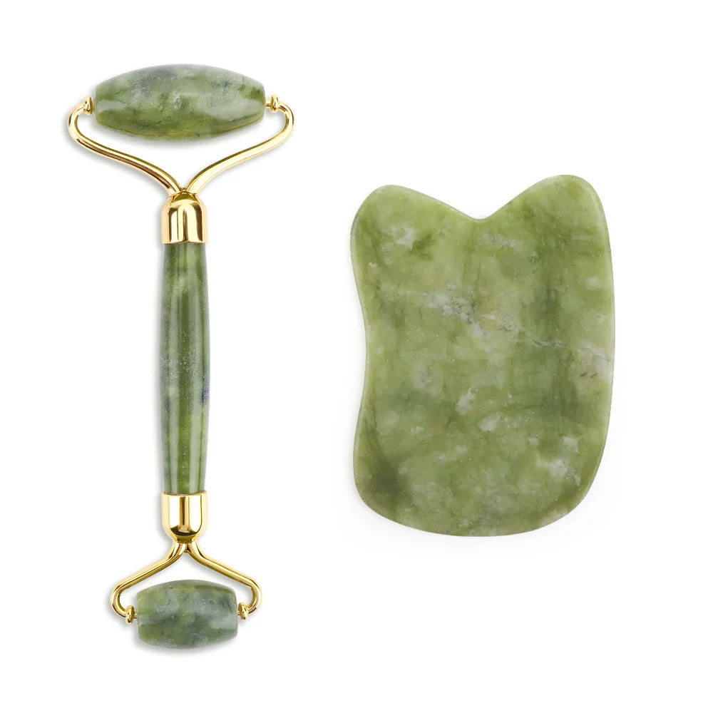 Face roller and large gua sha set